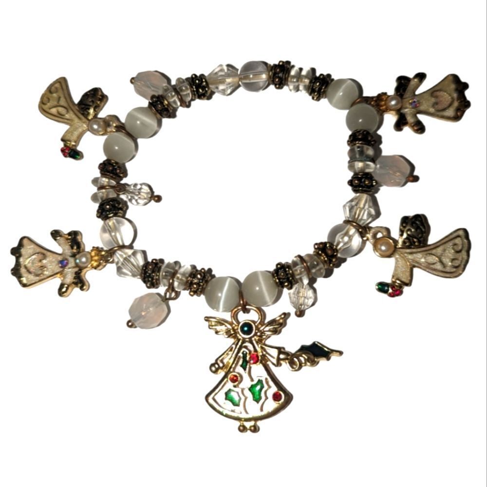 holiday Angel and beaded bracelet‎